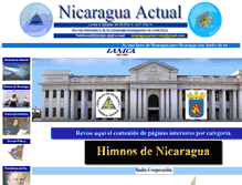 Tablet Screenshot of nicaragua-actual.info